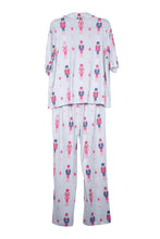 Load image into Gallery viewer, Nutcrackers Christmas Pajama Set - Light Blue