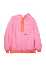 Load image into Gallery viewer, Two-Toned Fleece Pullover - Pink