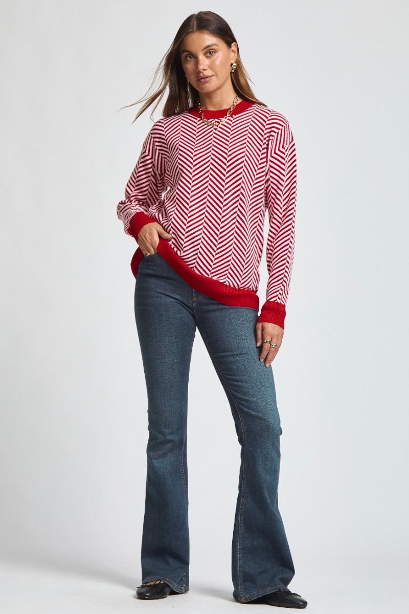 Merry Moments Sweater - Red *Regular & Curvy*
