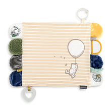 Load image into Gallery viewer, Demdaco Activity Blankie - Tan and Blue