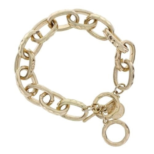 Gold Chain Link Bracelet