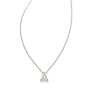 Load image into Gallery viewer, Blair Silver Pendant Necklace in White Crystal by Kendra Scott