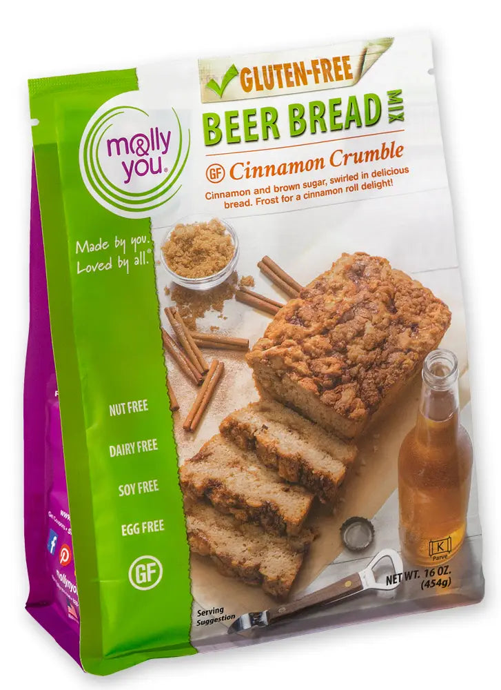 Gluten Free Cinnamon Crumble Beer Bread Mix