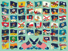 Load image into Gallery viewer, State Flags Jigsaw Puzzle