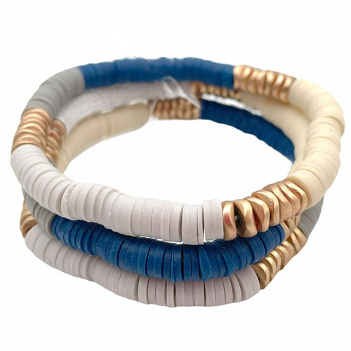 Go Big Blue Bracelet Stack