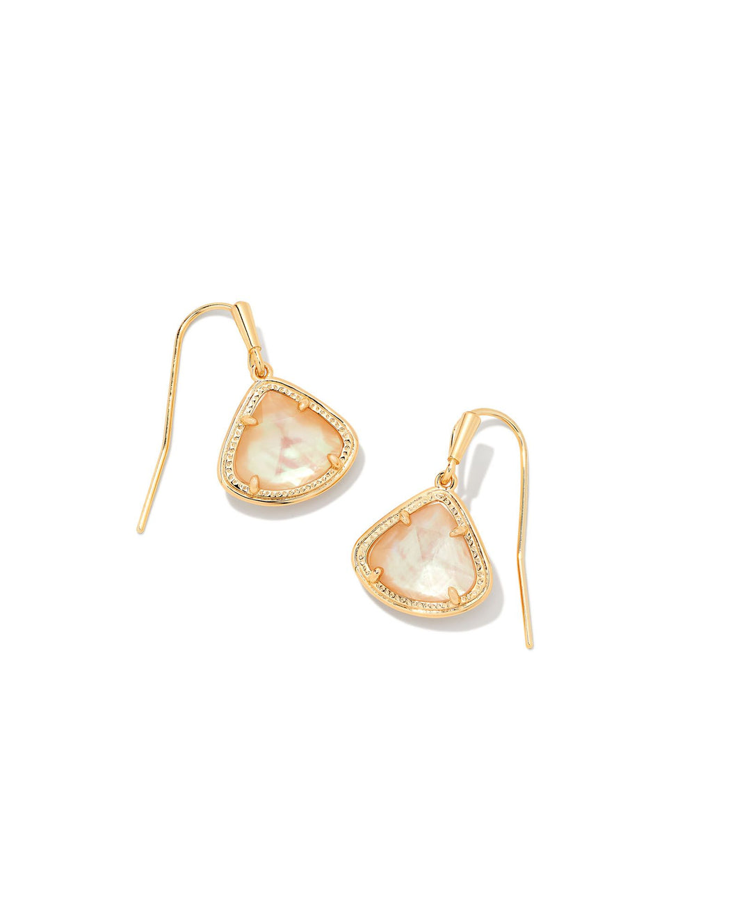 Kendall Drop Earrings in Gold Golden Abalone by Kendra Scott