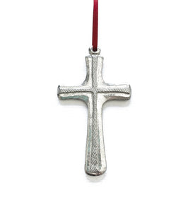 Handmade Cross Christmas Ornament