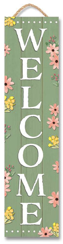 My Word! Stand Out Sign - Floral Welcome