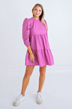 Load image into Gallery viewer, Purely Perfect Puff Sleeve Dress - Lilac