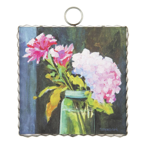 RTC Mini Gallery Charm - Mason Jar Pinks