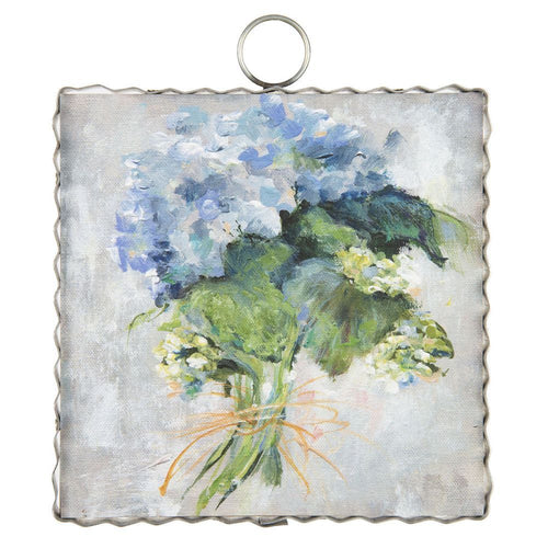 RTC Mini Gallery Charm - Blue Hydrangea