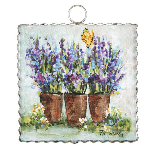 RTC Mini Gallery Charm - Lavender Pots