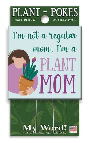 My Word! Plant Poke - I'm Not A Regular Mom