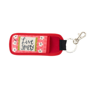 "Live Simply" Pocket Keychain