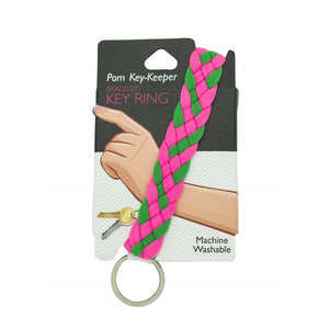 Kelly Green/Powder Pink Key Keeper by Pomchies