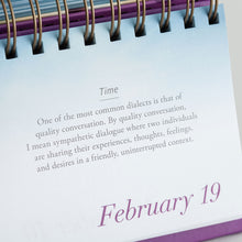 Load image into Gallery viewer, Gary Chapman: The 5 Love Languages - Inspirational Perpetual Calendar