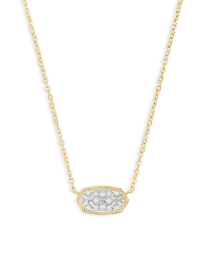 Kendra Scott Elisa Pendant Necklace in Mixed Metal Filigree