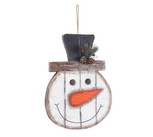 Snowman Head Wall Hanging