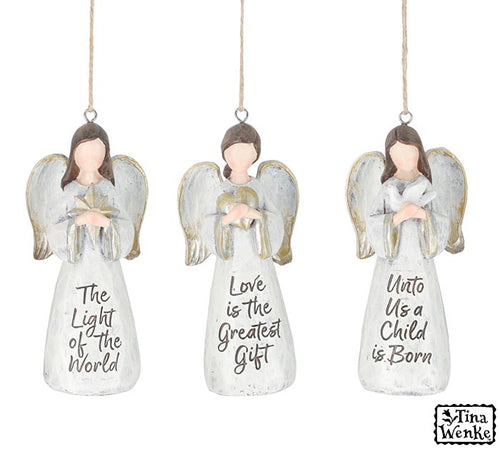 Holiest Night Angel Ornaments