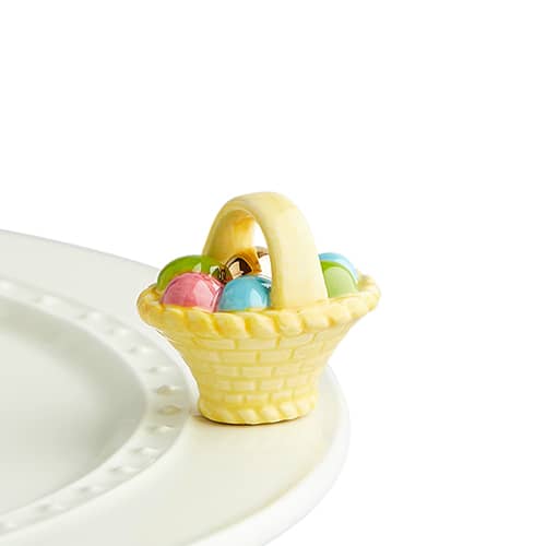 Nora Fleming Mini - Easter Basket with Eggs