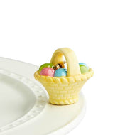 Nora Fleming Mini - Easter Basket with Eggs