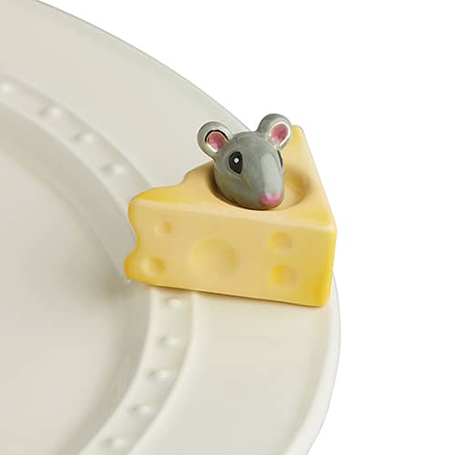 Nora Fleming Mini - Mouse / Cheese Please