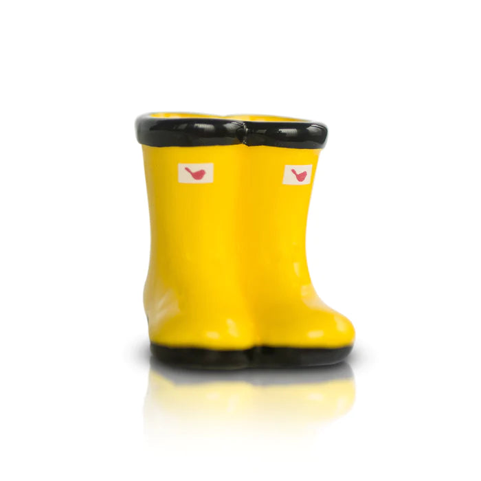 Nora Fleming Mini - Yellow Jumpin' Puddles - St. Jude