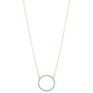 Meghan Browne Bat Necklace - Mint