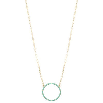 Meghan Browne Bat Necklace - Mint