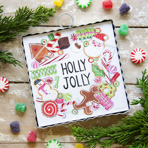 RTC Mini Gallery Charm - Holly Jolly Wreath