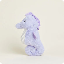 Load image into Gallery viewer, Purple Sea Horse Warmie 13&quot;