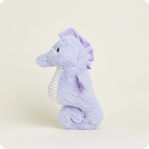 Purple Sea Horse Warmie 13"