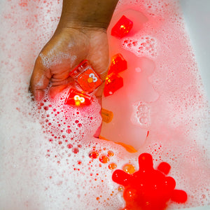 Elmo Light-Up Bath Cubes by Glo Pals