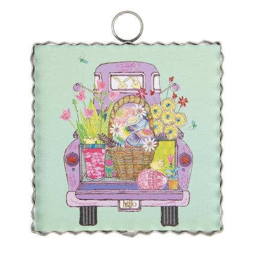 RTC Mini Gallery Charm - Easter Truck