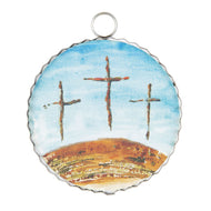 RTC Mini Gallery Charm - Three Crosses