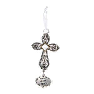 GANZ Reflections of Faith Cross Ornaments - Multiple Sayings