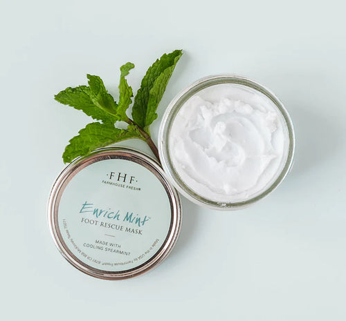 FarmHouse Fresh Enrich Mint Foot Rescue Mask 3oz.