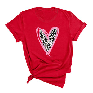 Viv & Lou Leopard Heart T-Shirt