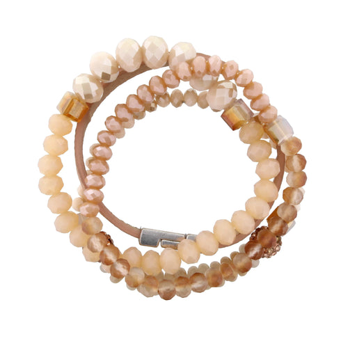 Jackie Blush Stretch Bracelet