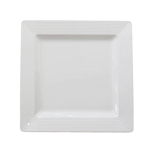 Nora Fleming Square Platter Pinstripes