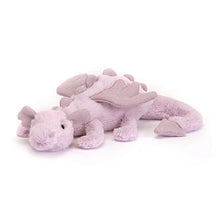 Load image into Gallery viewer, Jellycat Lavender Dragon Little