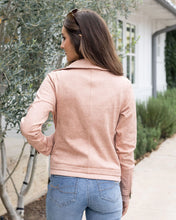 Load image into Gallery viewer, Grace &amp; Lace Move Free Leather Like Moto Jacket - Blush