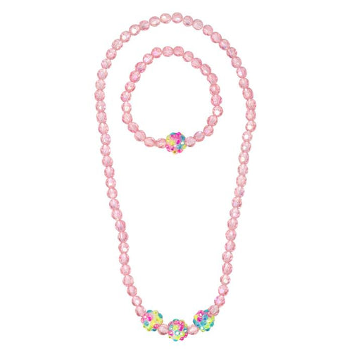 Bubble Gum Necklace & Bracelet Set