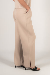 New Classic Wide Leg Pants - Taupe