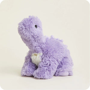 Purple Long Neck Dinosaur Warmie 13"