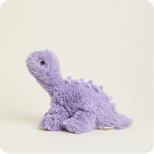 Load image into Gallery viewer, Purple Long Neck Dinosaur Warmie 13&quot;