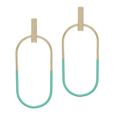 Meghan Browne Ralph Earring - Mint