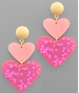 Load image into Gallery viewer, Candied Heart Earrings - *2 Colors*
