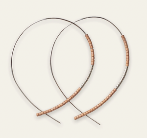 Norah Earrings by Lenny & Eva - Silver Wire