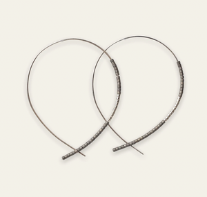 Norah Earrings by Lenny & Eva - Silver Wire